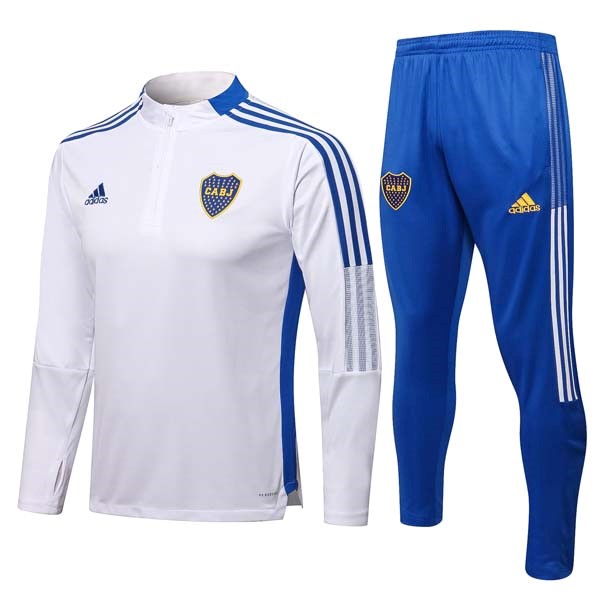 Sudadera De Training Boca Juniors 2022 Blanco Azul